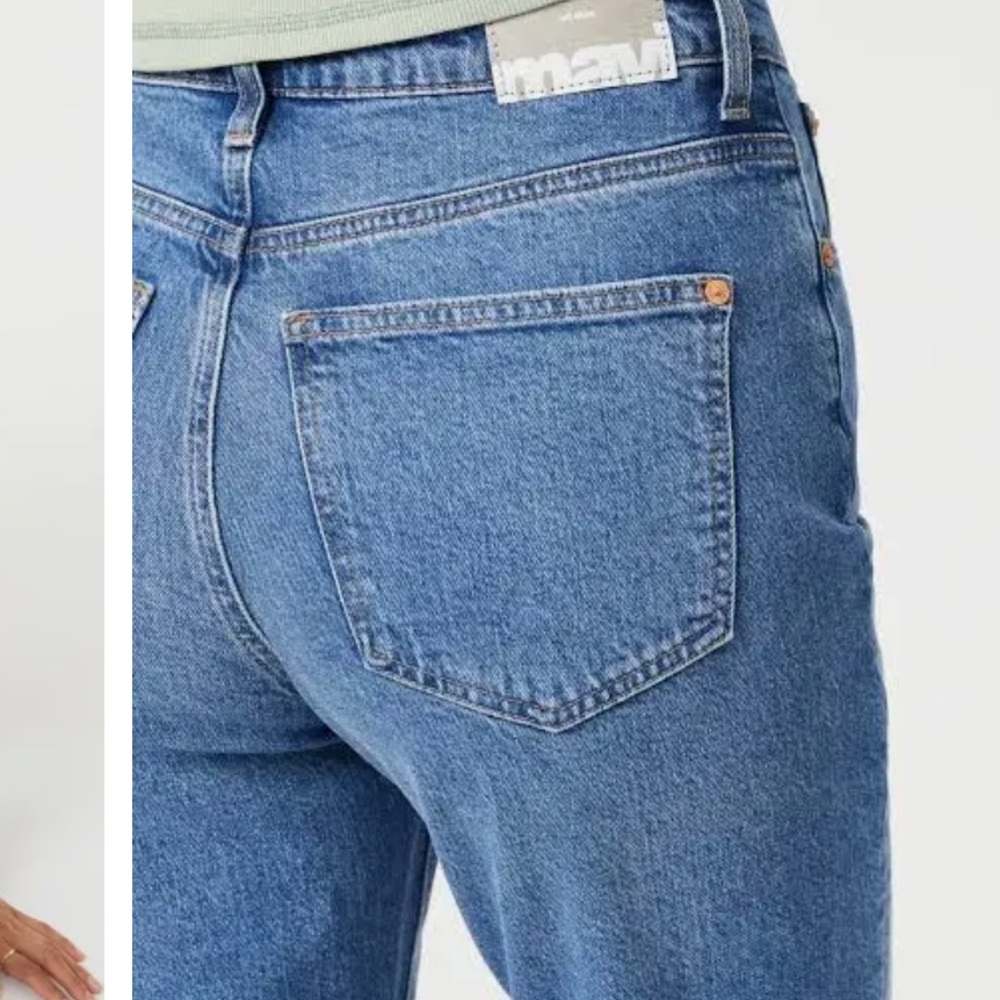 Mavi Straight Leg Jeans in Light Blue Wash
